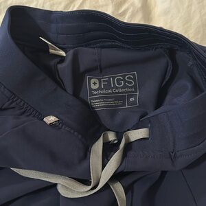 Figs scrub, bottom size, extra small navy blue